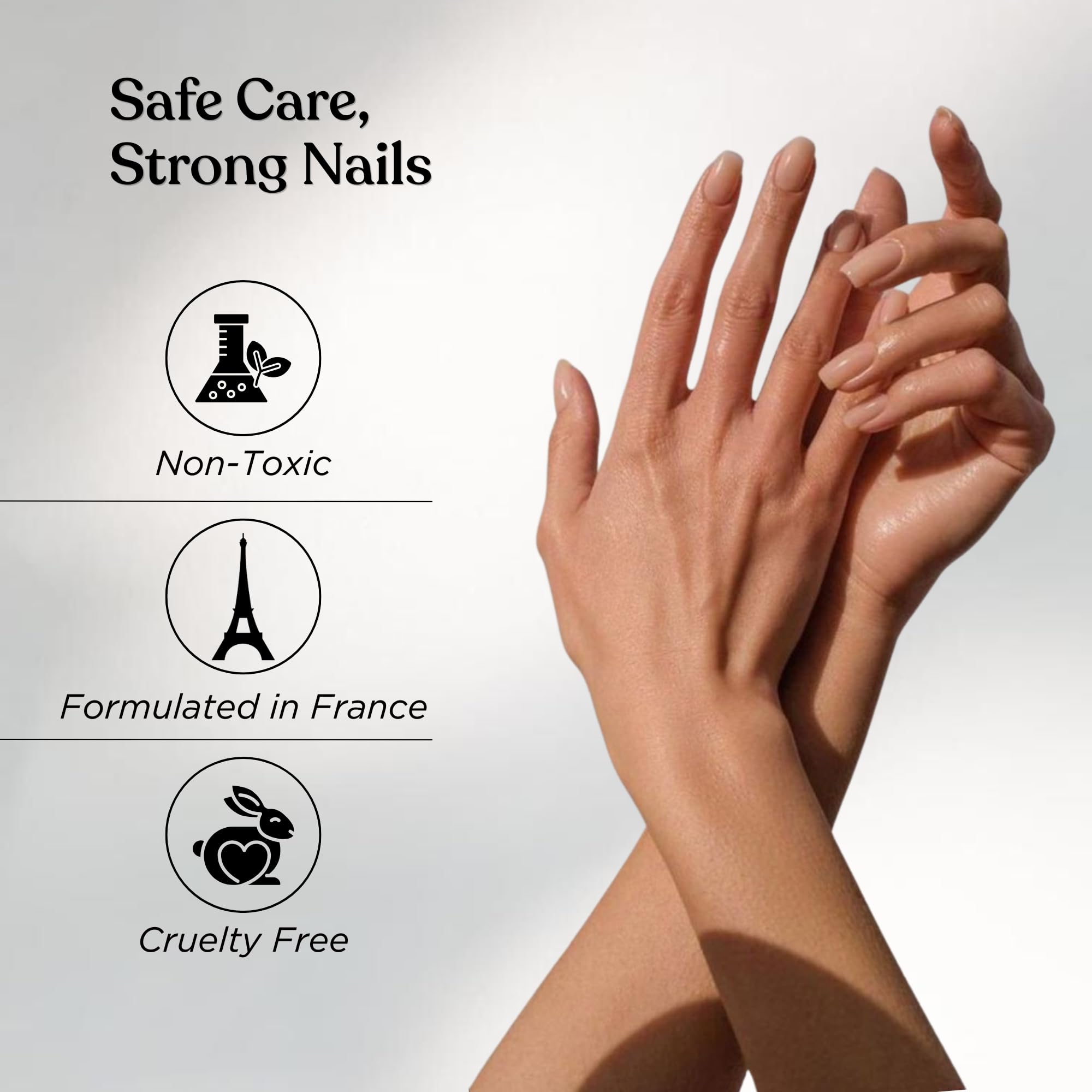 DeBelle Nail Care Nail Polish | Transparent| Enriched with Argan Oil| 15ml (Nail Hardener) 4