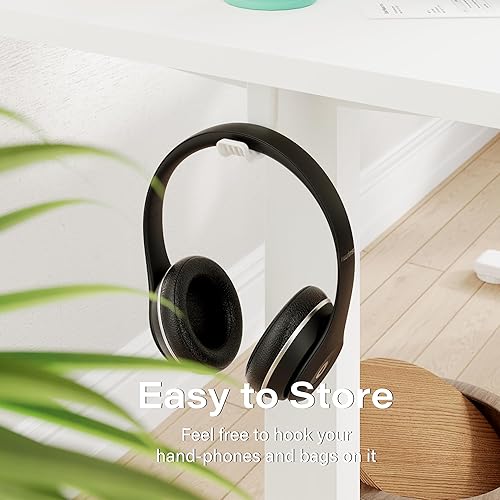 Miniatura 8 de Monomi Escritorio eléctrico de pie, escritorio de altura ajustable de 55 x 28 pulgadas, escritorio de pie para oficina en casa, natural