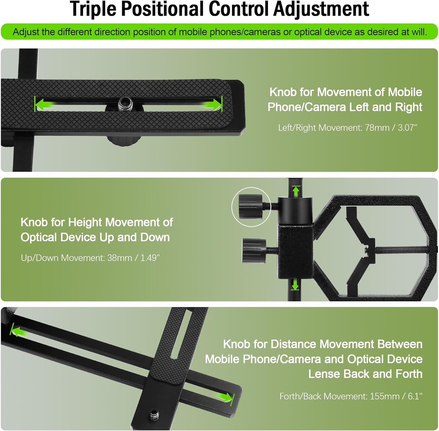 Astromania T-Ring Set for Minolta Camera - Bundle with - Universal Deluxe Metal Spotting Scopes Mounts