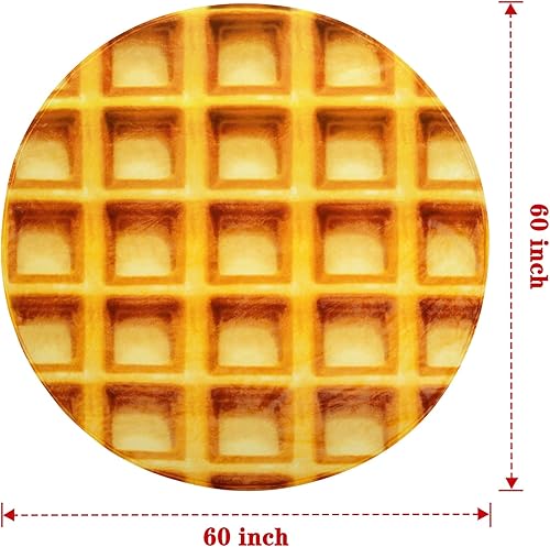 Miniatura 102 de mermaker Cobija de doble cara con estampado de tortilla para burritos Beige