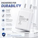 IBERLS 25W Pd 3A Type-C Super Fast Adapter Compatible with Samsung A15/A57/A37/A07/A36/A56/A17/A26/A06/A35/ A55/A16/Tablet/Galaxy Watch- Charge Your Device with 25 Watt USB C Fast Charger- White gallery image