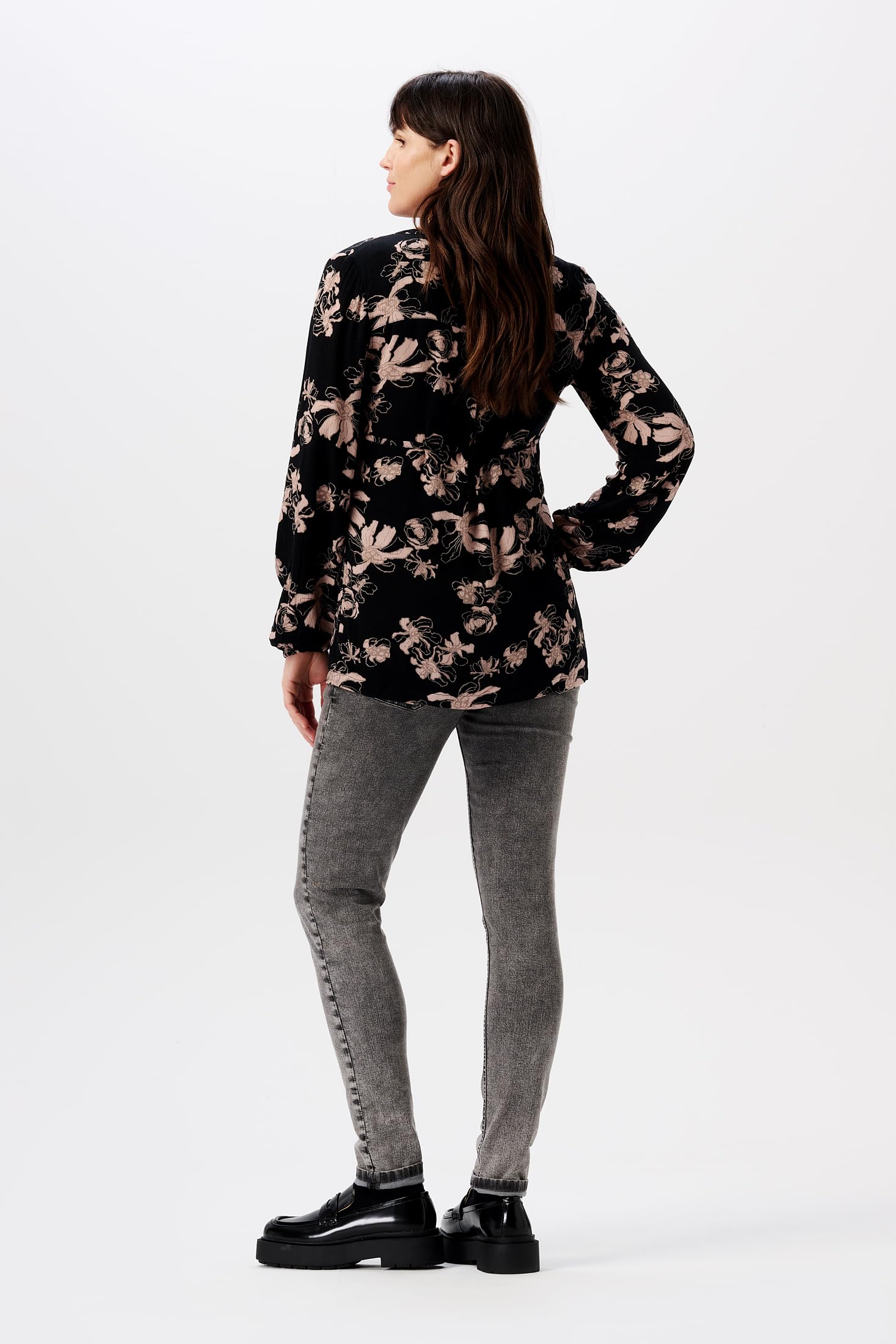 Noppies Damen Blouse Guilin Nursing Long Sleeve All Over Print Bluse