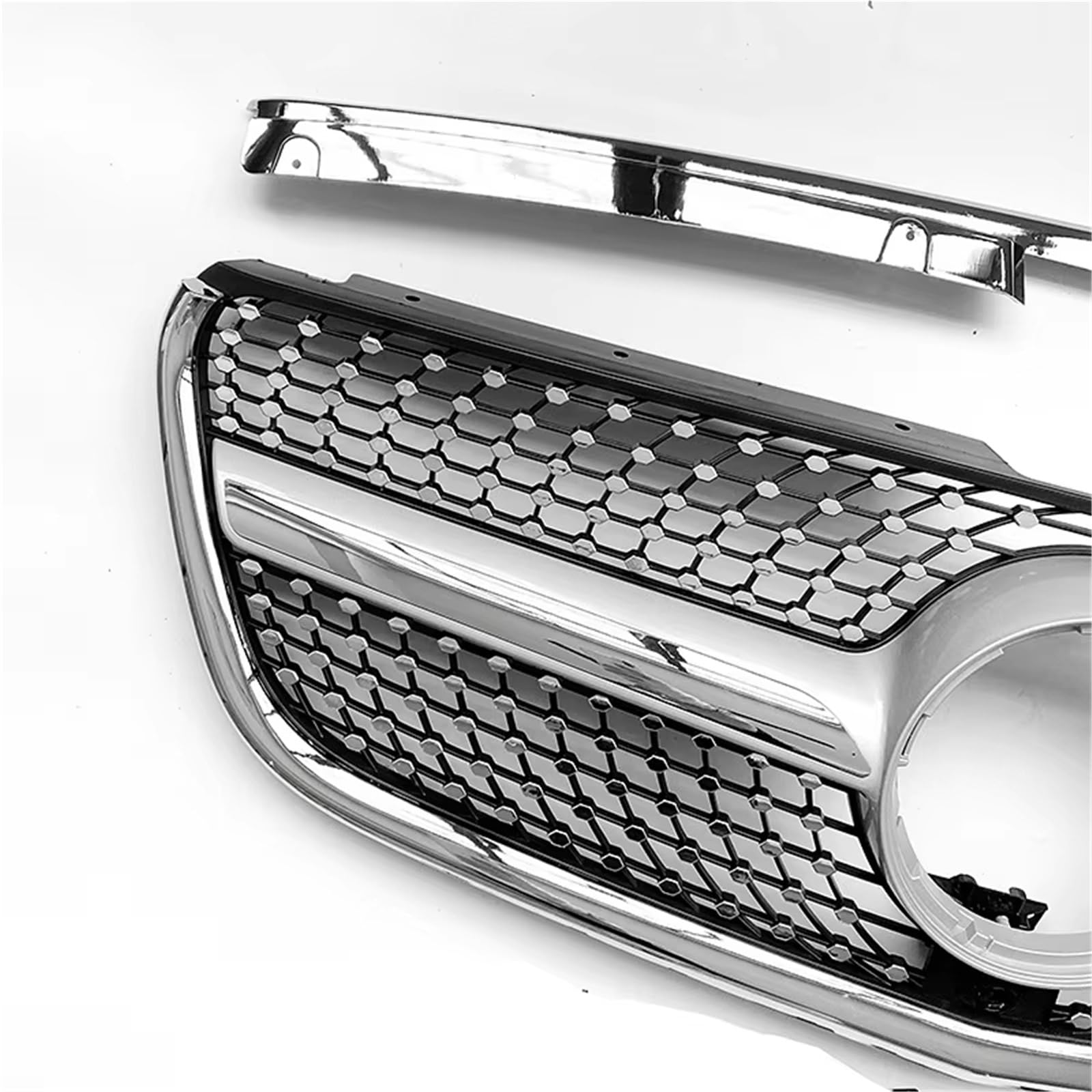 Capot de prise d'air Vito W447 calandre diamant argent