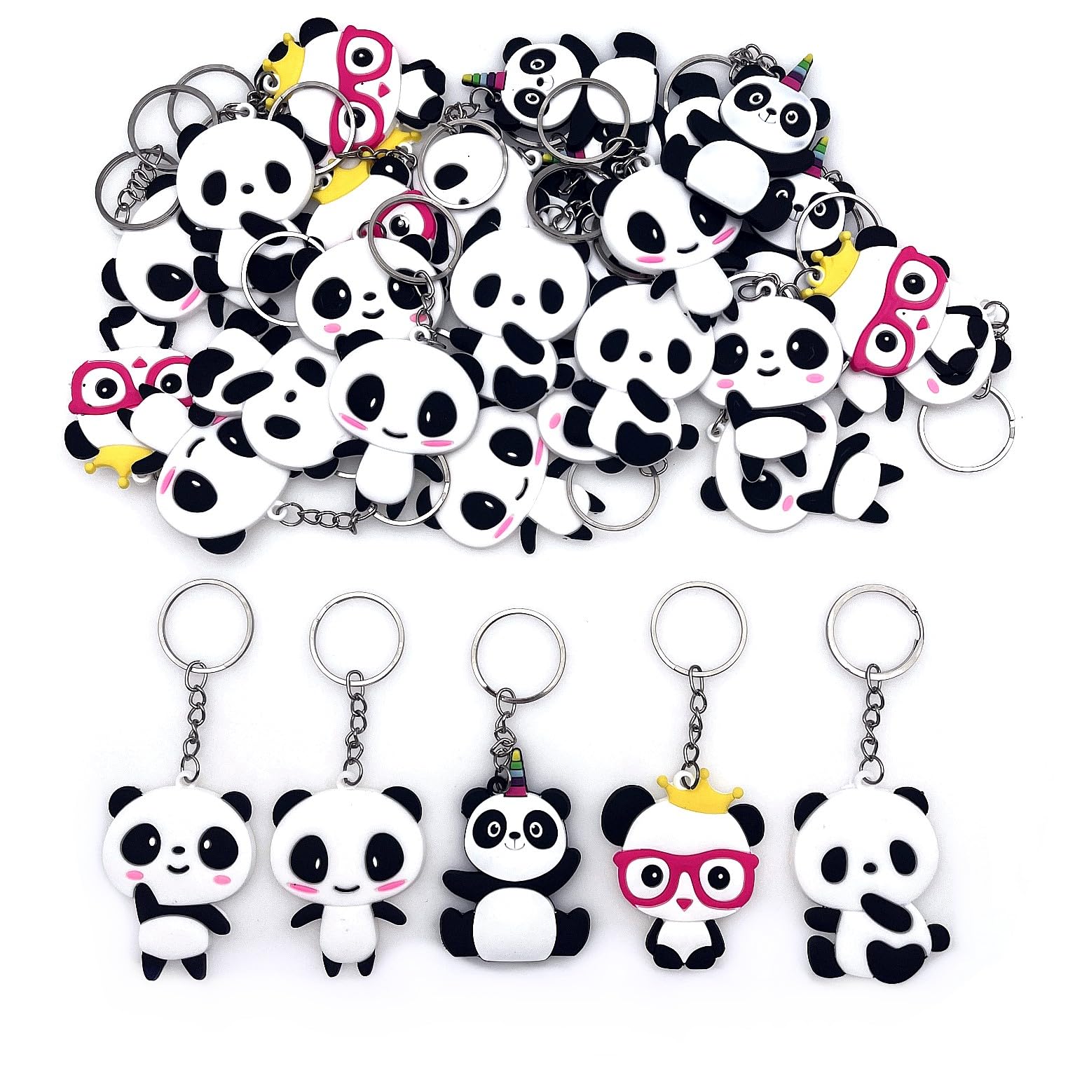 JZK Panda Llavero Cumpleaños Fiesta Accesorios