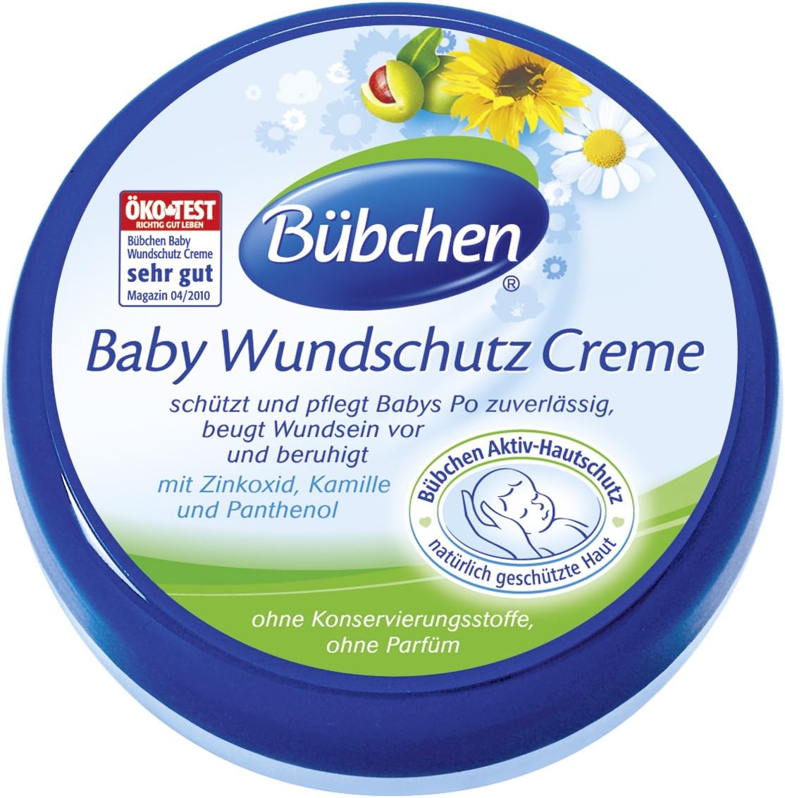 Blaue Line Baby Wundschutz Creme, 2er Pack (2 x 150 ml)