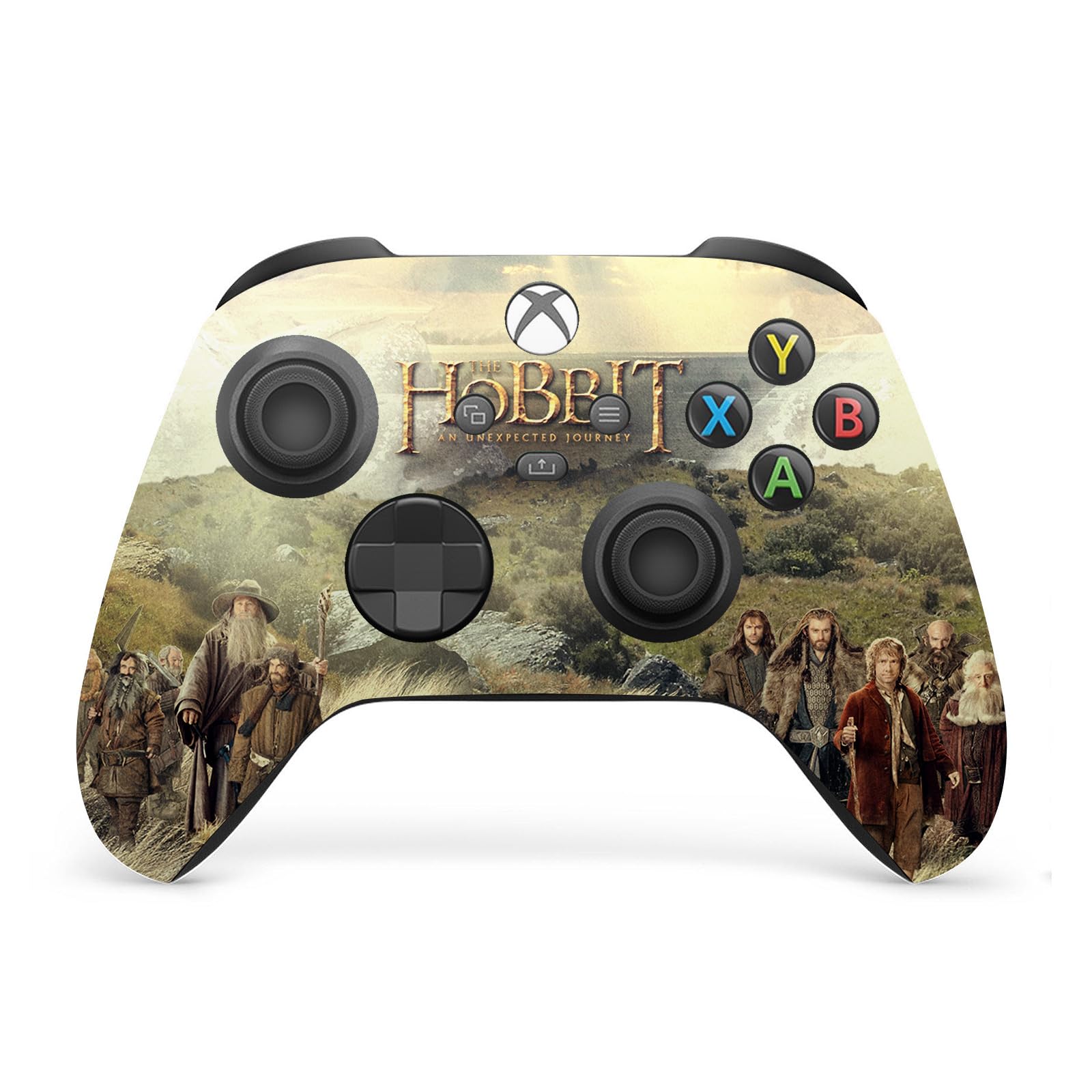 Head Case Designs sous Licence Officielle The Hobbit an Unexpected Journey Poster Art Clé Vinyle Autocollant De Jeu Peau Autocollant Compatible avec Xbox Series X Console and Controller Bundle