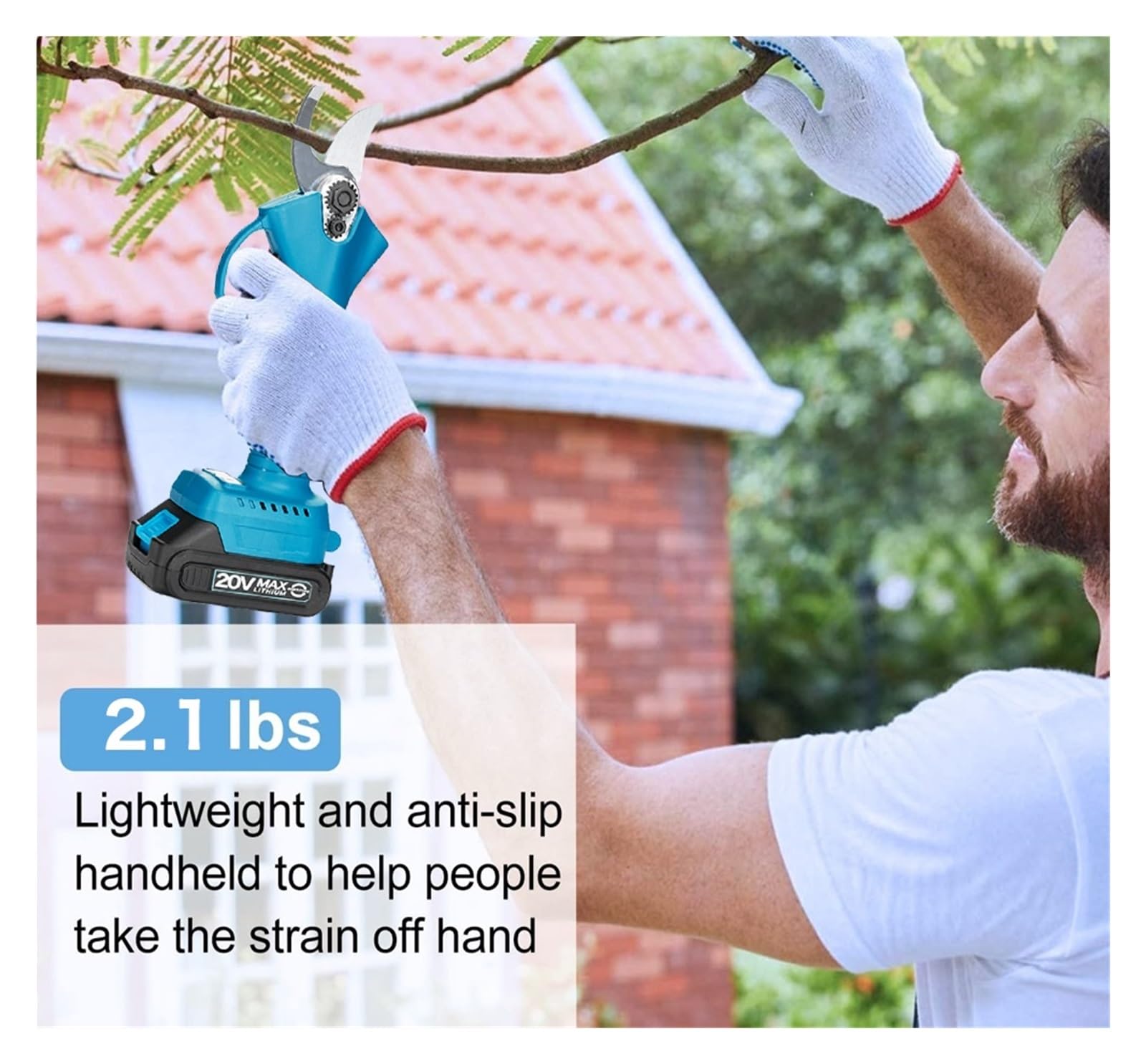 Sekatory elektryczne, Nożyczki elektryczne Bezprzewodowe nożyce do przycinania Ogrodowe akumulatorowe sekatory Narzędzia Bonsai(No Battery)