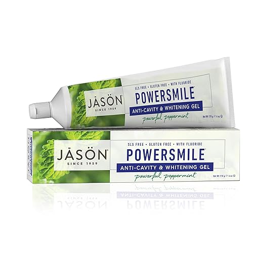 JSÖN Powersmile - Gel anticavidad y blanqueador potente menta 6 onzas J01540