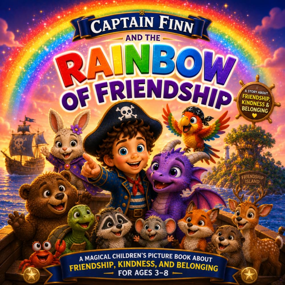 Captain Finn and the Rainbow of Friendship: A Magical Children's Picture Book About Friendship, Kindness, and Belonging for Ages 3–8 (The Captain Finn Adventures)