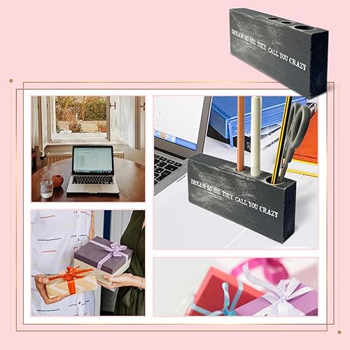 Miniatura 10 de vizuzi Divertido soporte para bolígrafo de oficina, decoración de escritorio de oficina en casa, lindo regalo de decoración para recursos humanos,