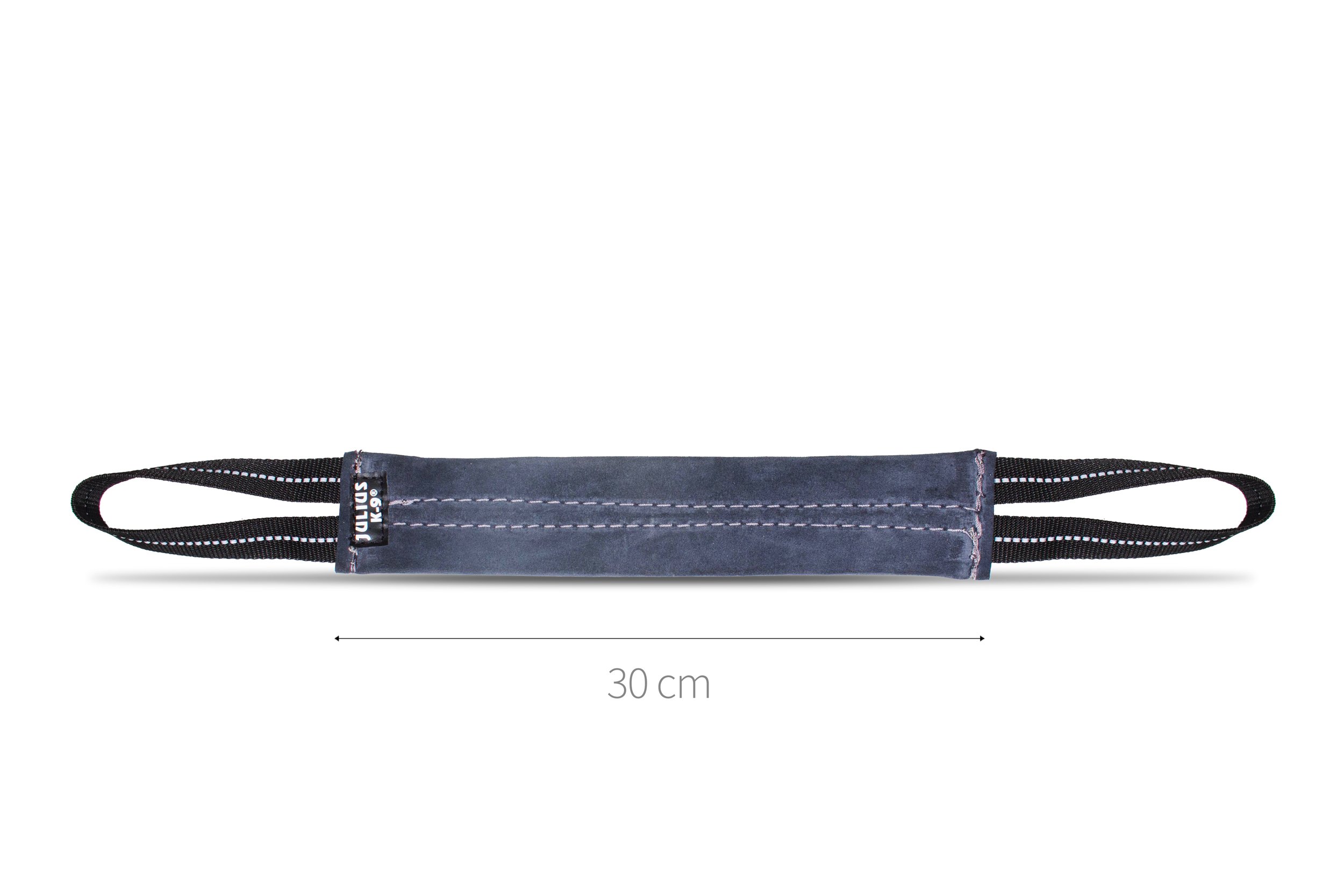 Julius-K9 185LE-30 Boudin à mordre en cuir plat avec 2 anses, 30 cm