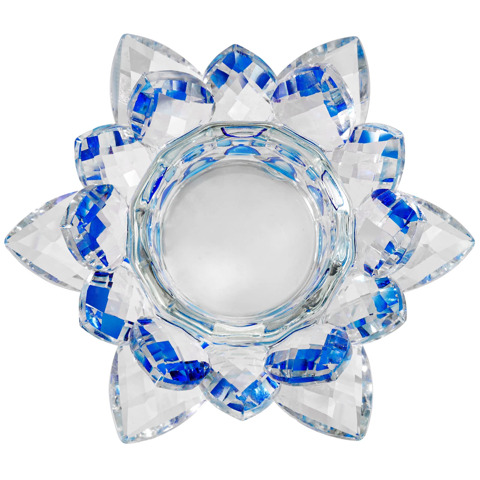 Portavelas De Cristal Con Forma De Flor - Decoración Para Velas De Té, Ideal Para Cenas Románticas Y Bodas
