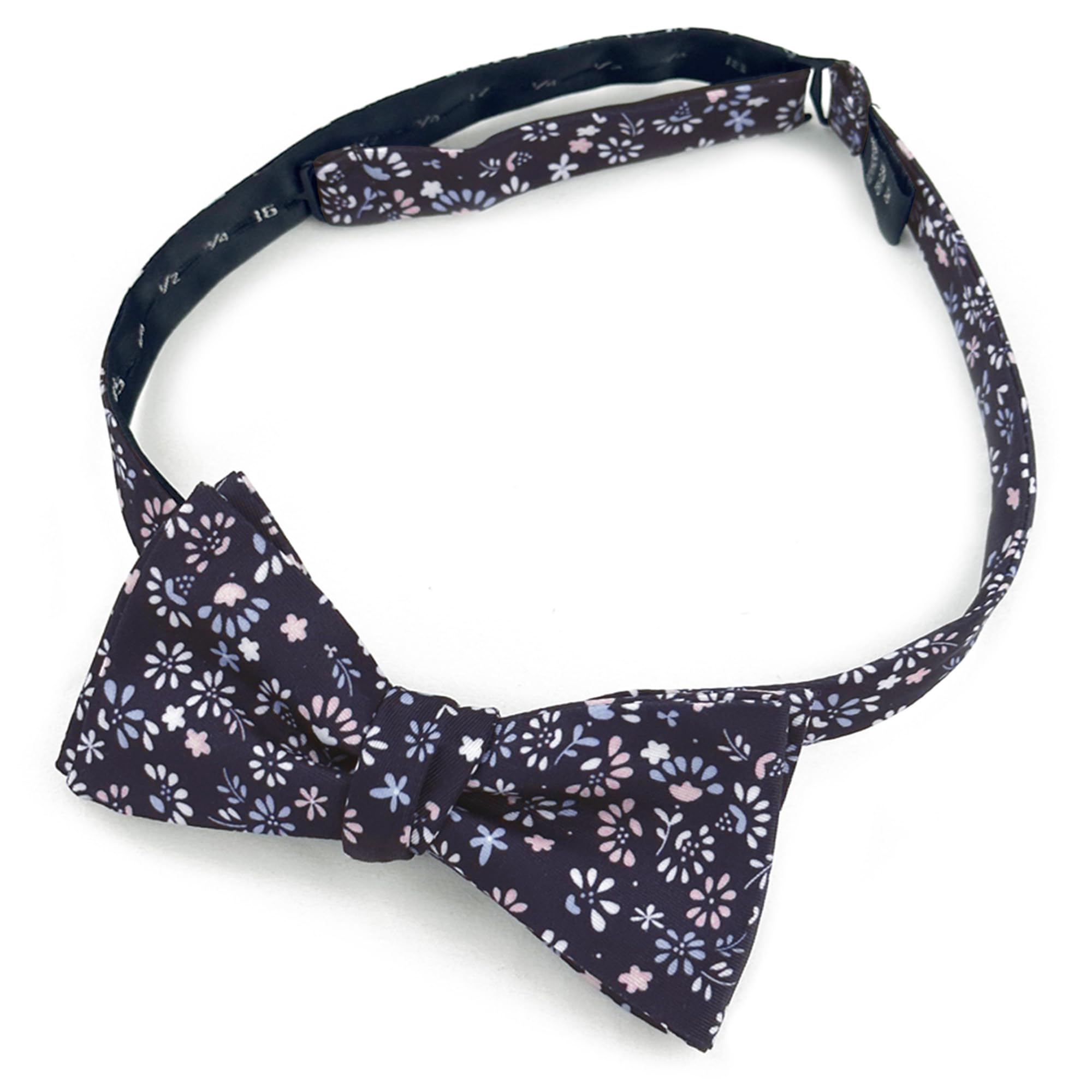 Jacob Alexander Men's Ditsy Floral Pattern Traditional Freestyle Self-Tie Bow Tie - Cool Floral