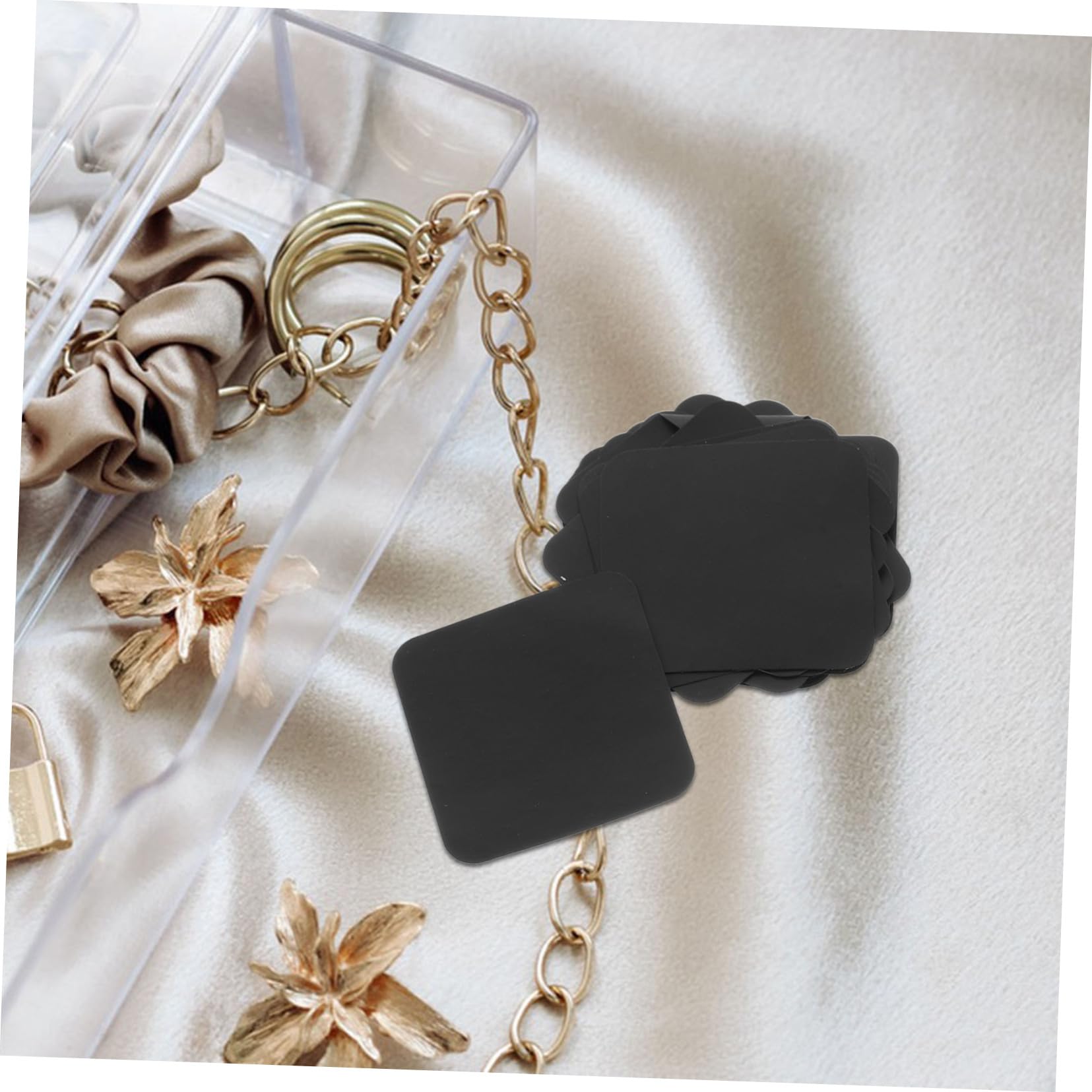 COHEALI 30pcs Anti Tarnish Strips Tarnish Prevention Strips Anti Tarnish Squares Anti Tarnish Tabs Strips Black Anti Tarnish Strip Jewelry Gold and Silver Paper - Image 7