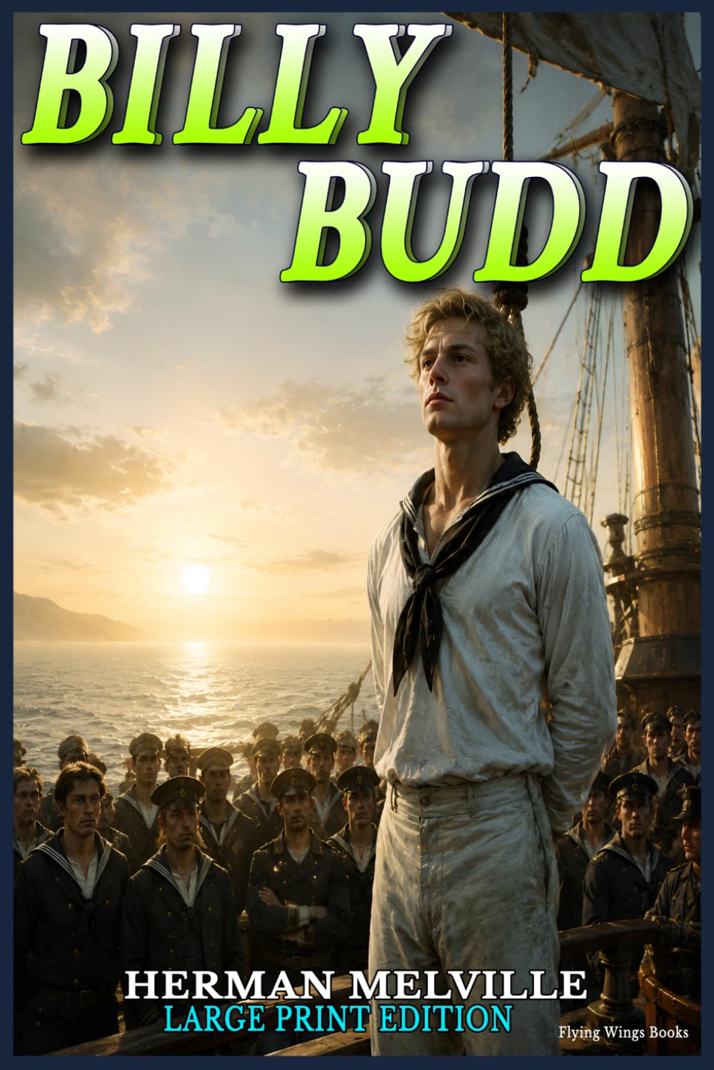 LARGE PRINT EDITION - BILLY BUDD (SPECIAL ANNOTATED EDITION) by Herman Melville: 15 Pt Font Size for Easy-Read Font
