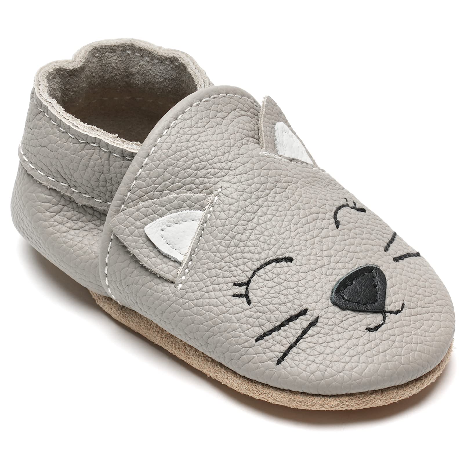 IceUnicorn Krabbelschuhe Baby Lauflernschuhe Jungen Weiche Leder Babyschuhe Kleinkind Lederschuhe mädchen Babyhausschuhe