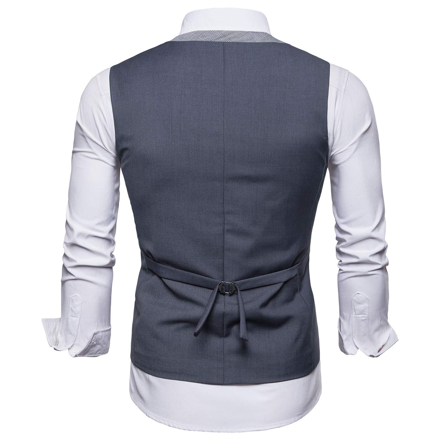 Chaleco Hombre de Vestir Traje Boda Ceremonia Waistcoat Blazers Sin Mangas