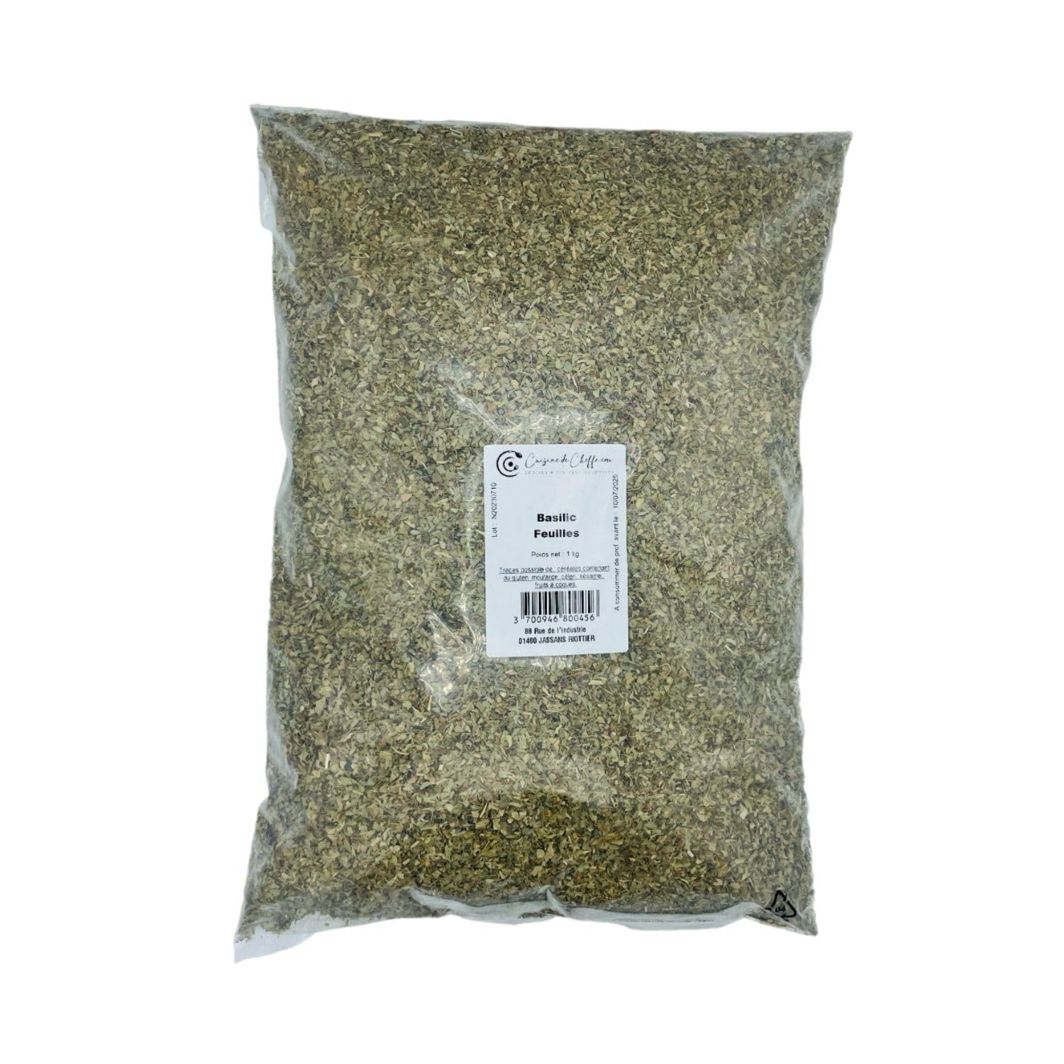 Cuisine de Cheffe.com - Lot 2x Basilic feuilles - Sachet 1kg