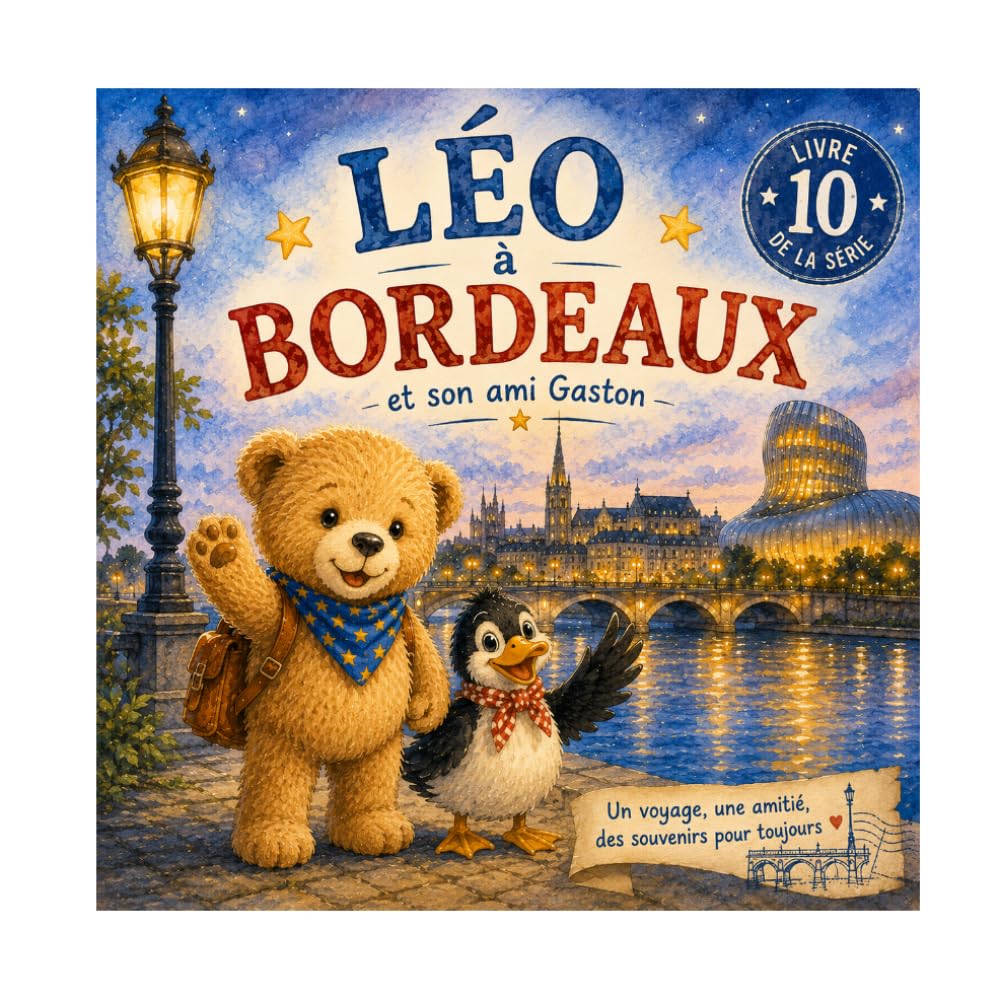 Léo à Bordeaux: N°10 - Une aventure avec son ami Gaston (Léo l’ourson visite la France)