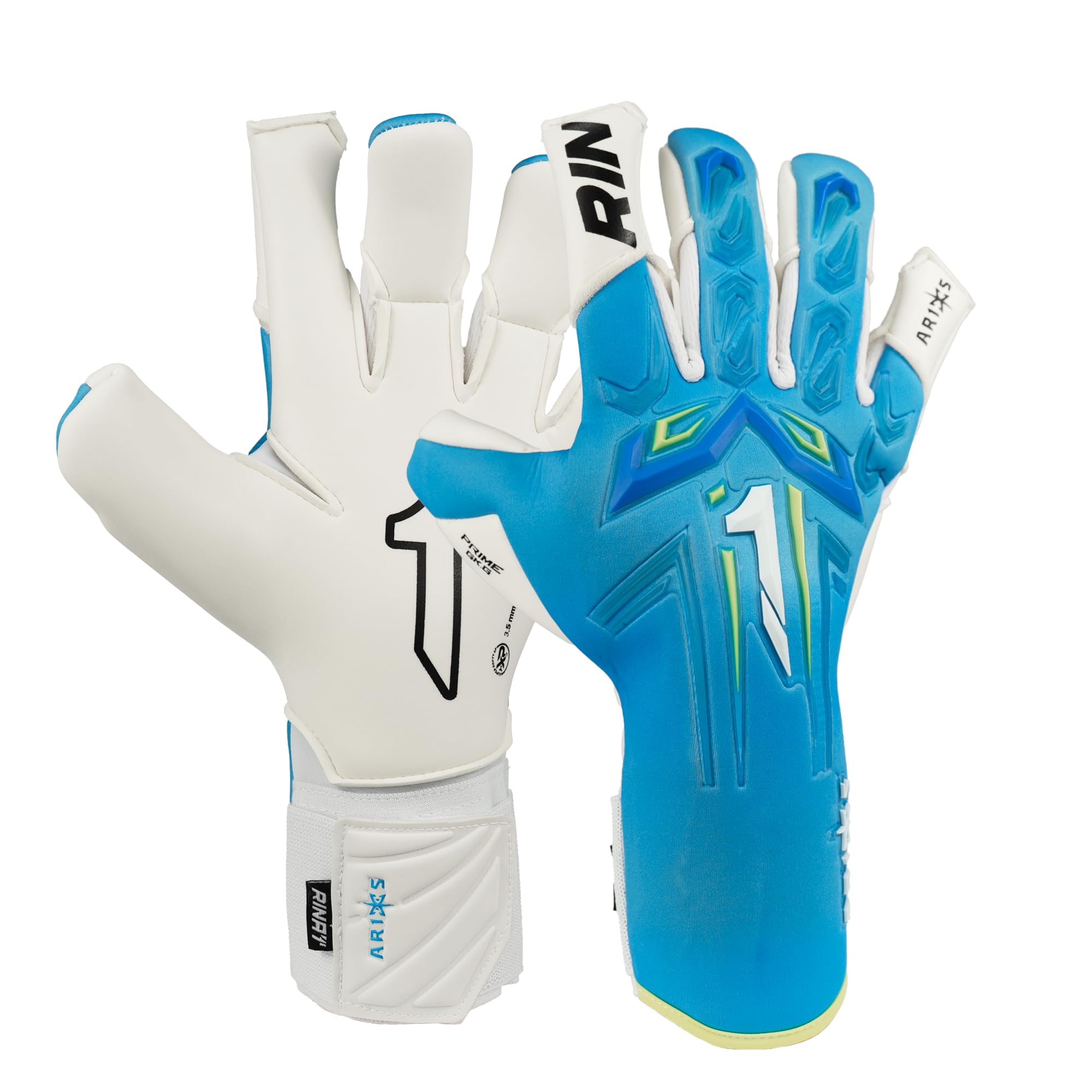 Rinat Guante de Portero Aries X Prime, Azul, Unisex Niños