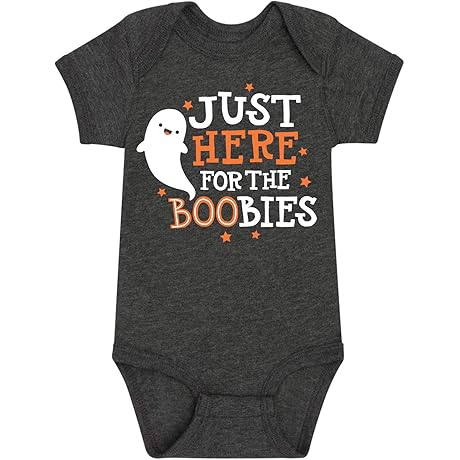 Just Here For The Boobies Infant One-Piece