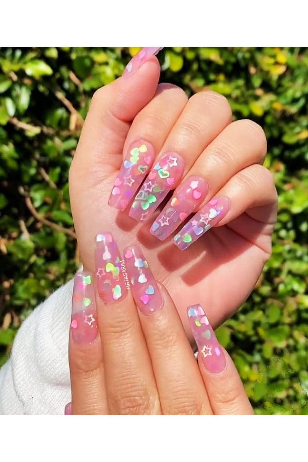 Hb Tasarım Simli Oje Glitter Oje Tasarım