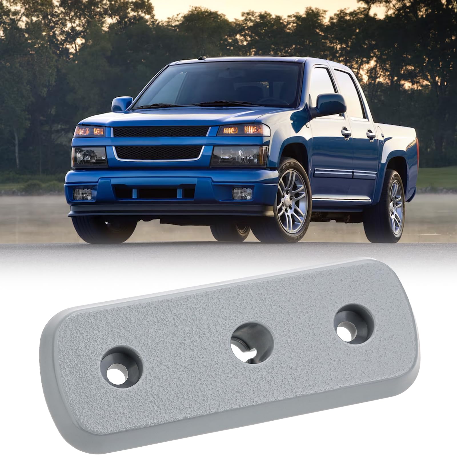 JERBOR ABS Sun Visor Mount for Chevrolet Colorado GMC Canyon 2004-2011, Upgraded Version Sun Visor Shade Set Replacement for Colorado Canyon Driver Passenger Sunshade