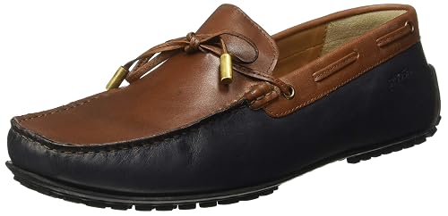 Ruosh Men's Leather Loafers at Amazon 