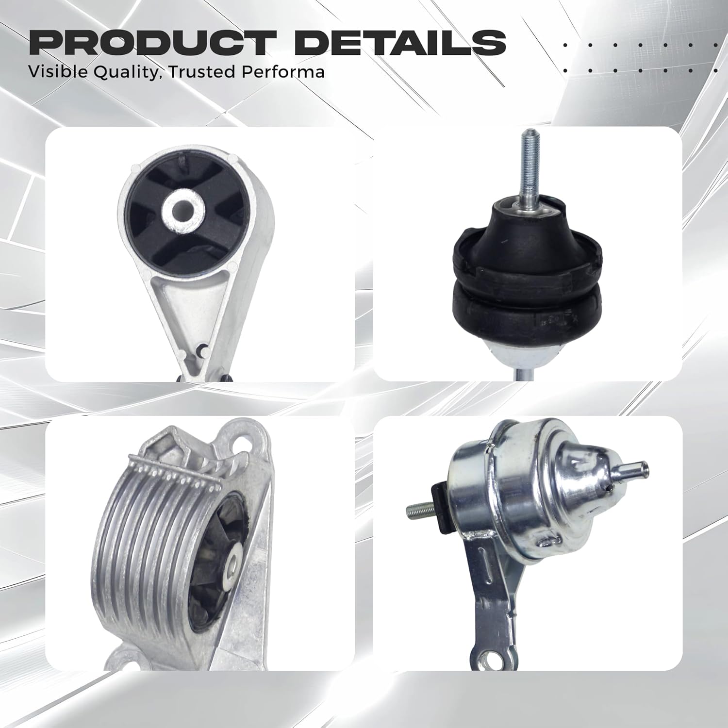 Front Engine Motor Mount Rear Transmission Mount Compatible with Mini Cooper L4 1.6L 2002 - 2006