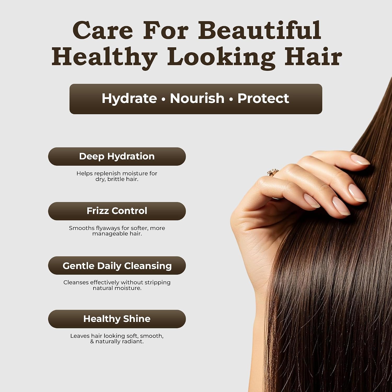 Spanish Garden Beef Tallow Shampoo 32 FL oz – Gentle Hydrating Shampoo to Restore Dry, Brittle & Frizzy Hair - Enhances Softness, Shine & Manageability - Daily Use for All Hair Types image 5