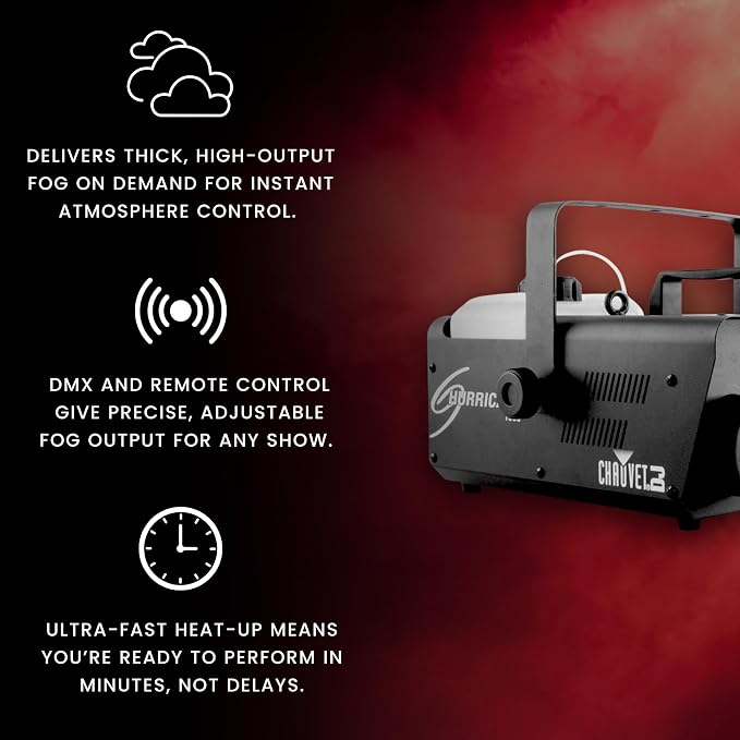 Máquina de Humo CHAUVET DJ Hurricane 1600 Compacta 1000W miniatura 2