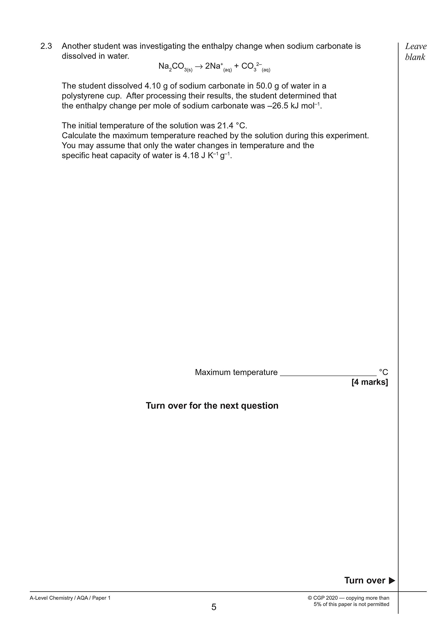 ALevel Chemistry AQA Practice Papers Superb For The 2023 And 2024
