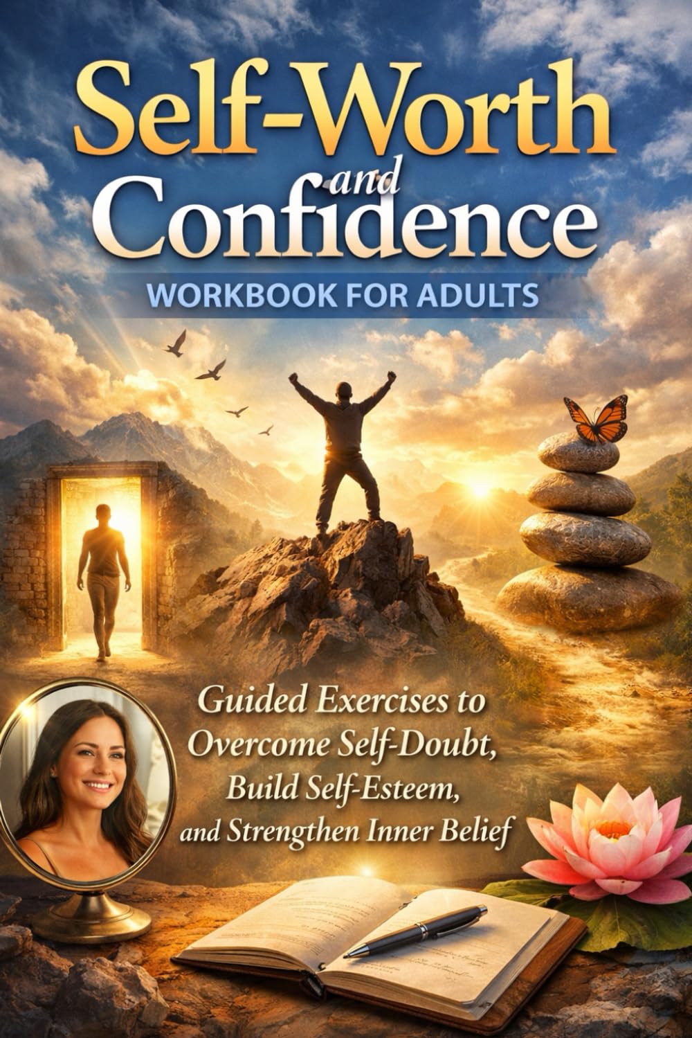 Self-Worth and Confidence Workbook for Adults: Guided Exercises to Overcome Self-Doubt, Build Self-Esteem, and Strengthen Inner Belief