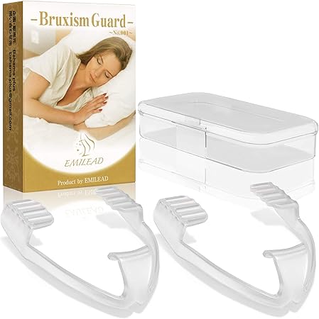 Amazon Emilead 歯ぎしりガード マウスピース 専用ケース付 Em 001 2個セット Emilead 睡眠用マウスピース Amazon Emilead 歯ぎしりガード マウスピース 専用ケース付 Em 001 2個セット Emilead 睡眠用マウスピース