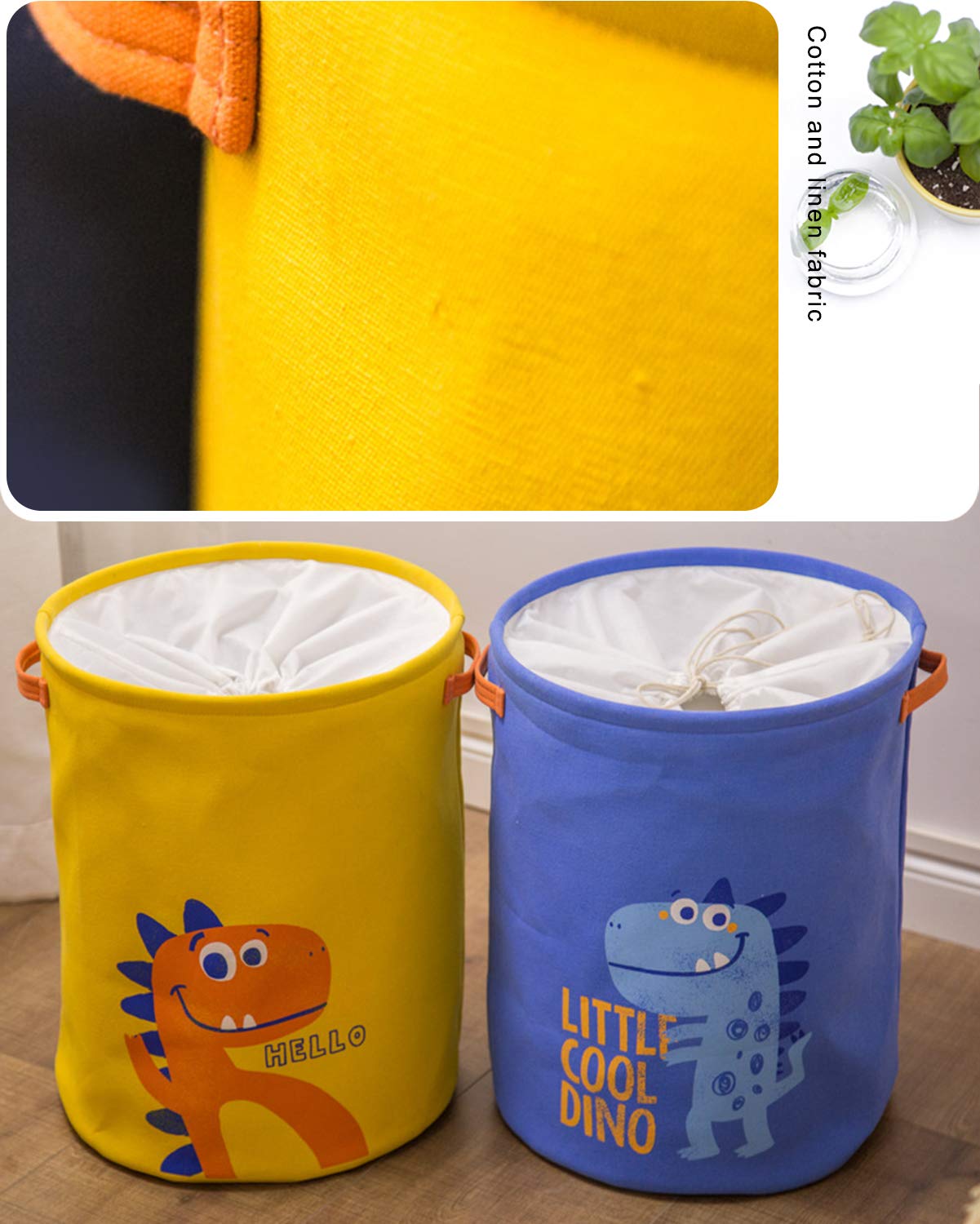 Gran Cesto Ropa Sucia, Cesto para Colada de Lino Plegable con Asas, Cubo de Almacenamiento de Ropa, Impermeable Recipiente de Lavado para Guardar Ropa, Juguetes,Dark Grey