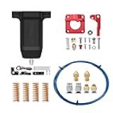 Cregrant3D Creality CR Touch Auto Bed Leveling Sensor Kit for 32 Bit V4.2.2/(.7) Mainboard Ender 3v2/3/Pro/Ender 5/Pro/CR-10, PTFE Tubing 1M,Aluminum Extruder, 0.4mm Nozzle, PC4-M6/M10 Fittings