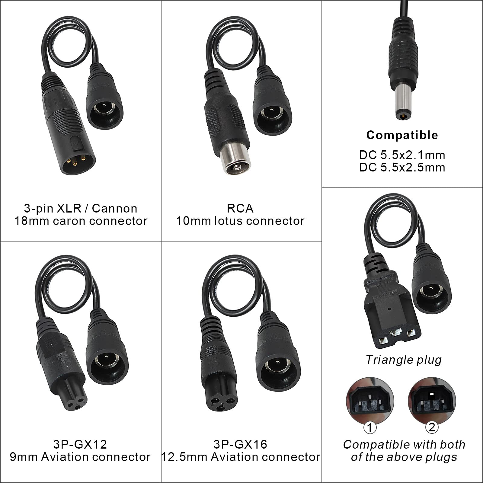 58,8V 5A Li-ion Caricabatterie Caricabatteria a spina multipla 14S 48V(Non applicabile alle batterie al piombo)