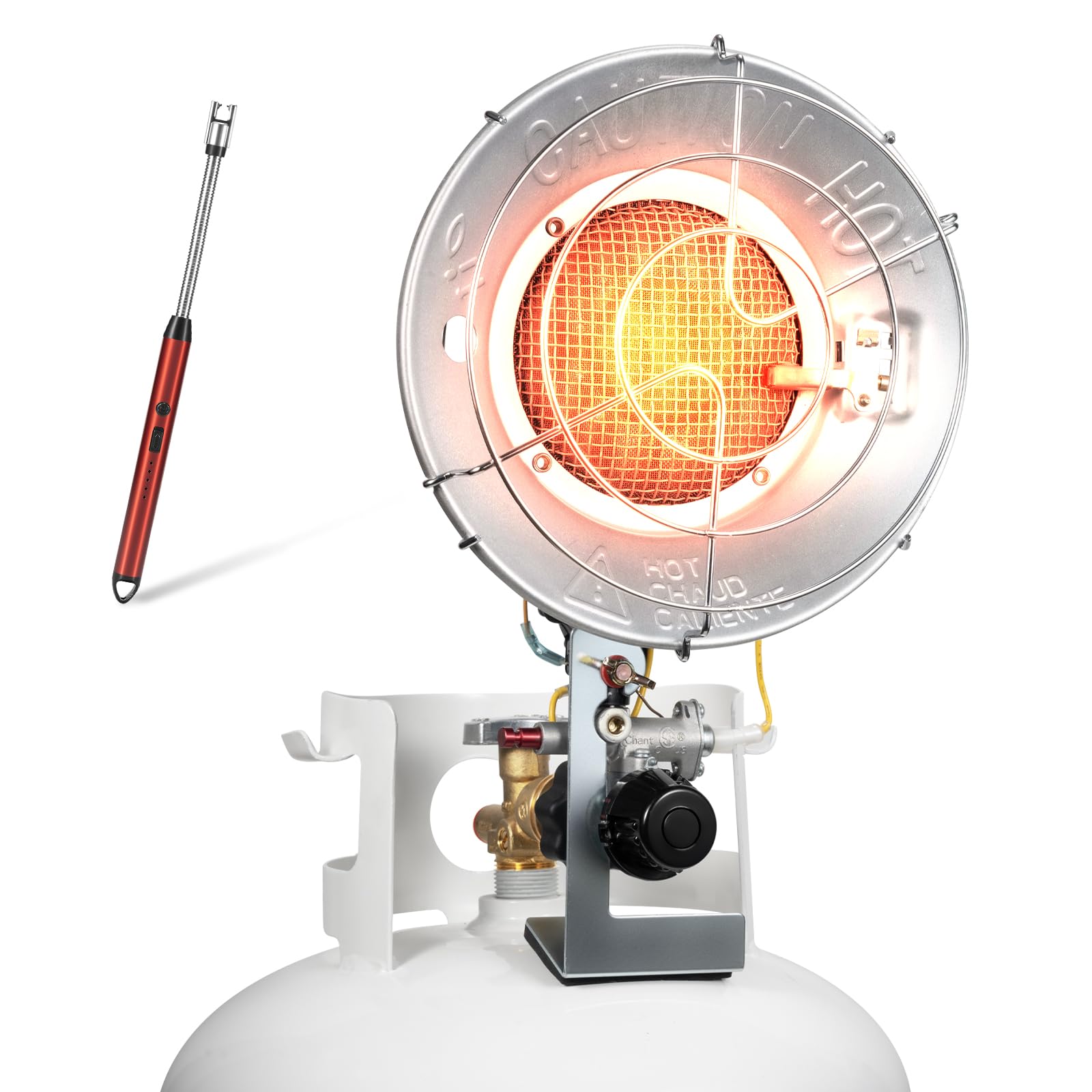 Amazon.com: GasBRUH Single Tank Top Propane Radiant Heater