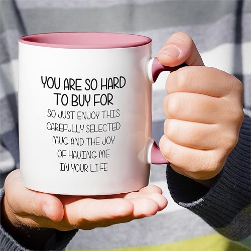 Miniatura 4 de Retreez Taza divertida  You Are So Hard to Buy For Enjoy This Mug and the Joy Taza de cerámica de 11 onzas  Divertido, sarcasmo, sarcástico, regalos