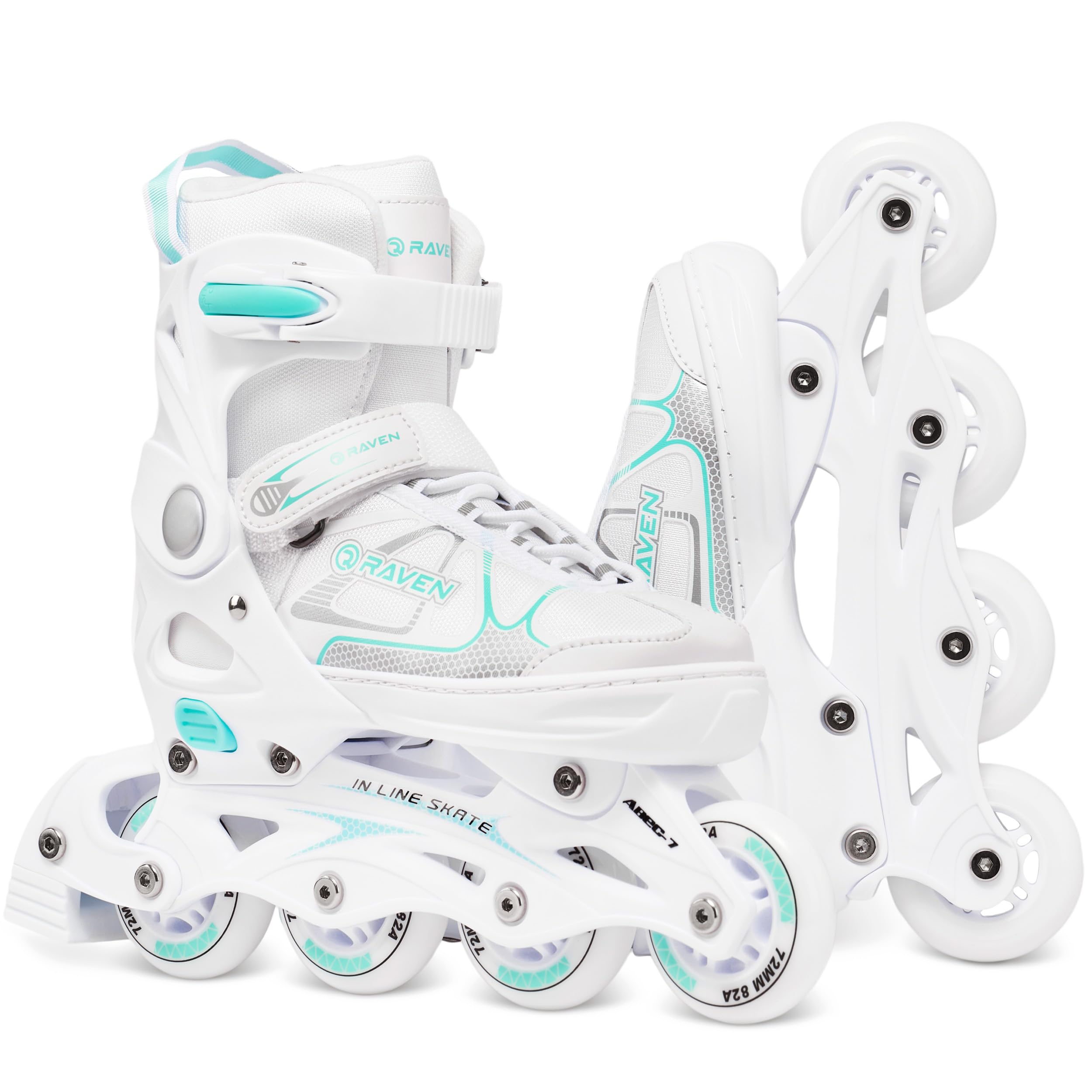 RAVEN Spirit - Roller en Ligne - Taille Ajustable - Adulte, Enfant