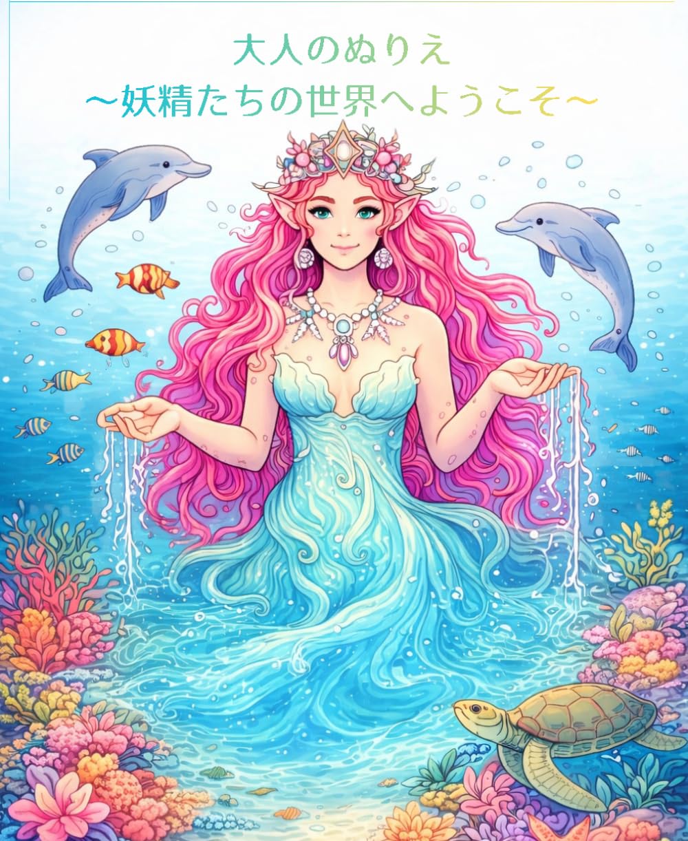 大人のぬりえ　～妖精の世界へようこそ～