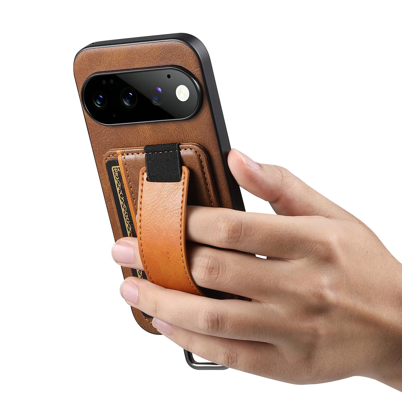 Cover Per Google Pixel 11 Pro XL/ 11 Pro/ 11, Cinturino Da Polso Pieghevole
