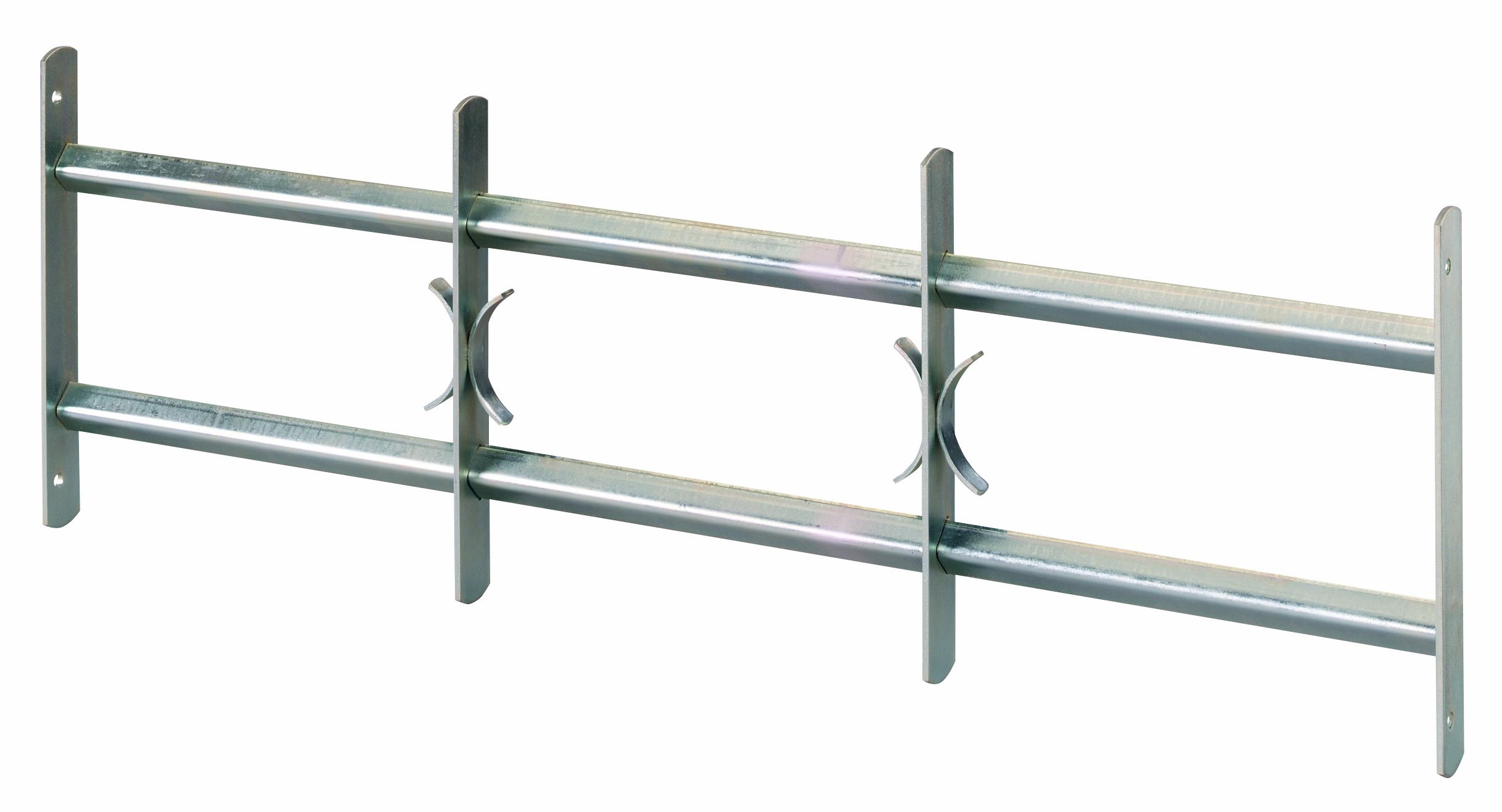 Alberts 553593 Rejilla para ventana Amsterdam, extensible, galvanizada azul, 300 x 700-1050 mm