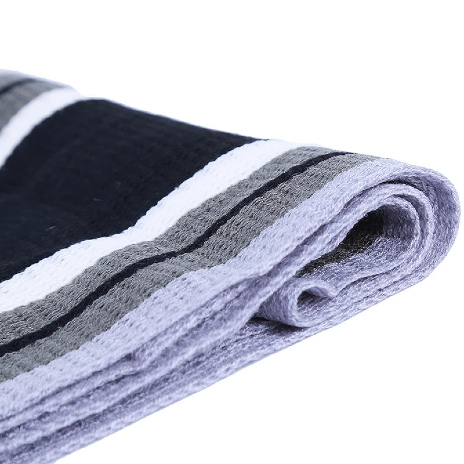 Schals Damen Tücher Halstuch Scarf Klassische Gestreifte Outdoor-Schals Weicher Gestrickter Gestreifter Schal Langer Quaste Halswärmer Schal