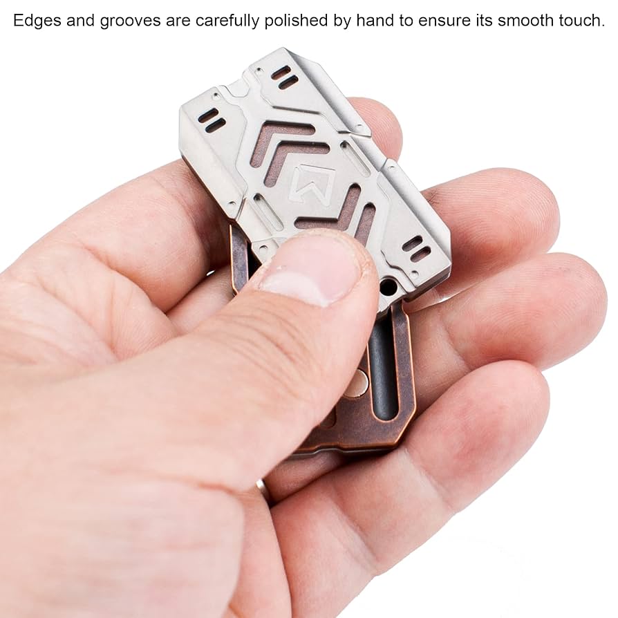 01EDCxYOLO Zirc/Brass Slider フィジェットトイ Amazon | フィジェットトイ 大人用 メタルフィジェット