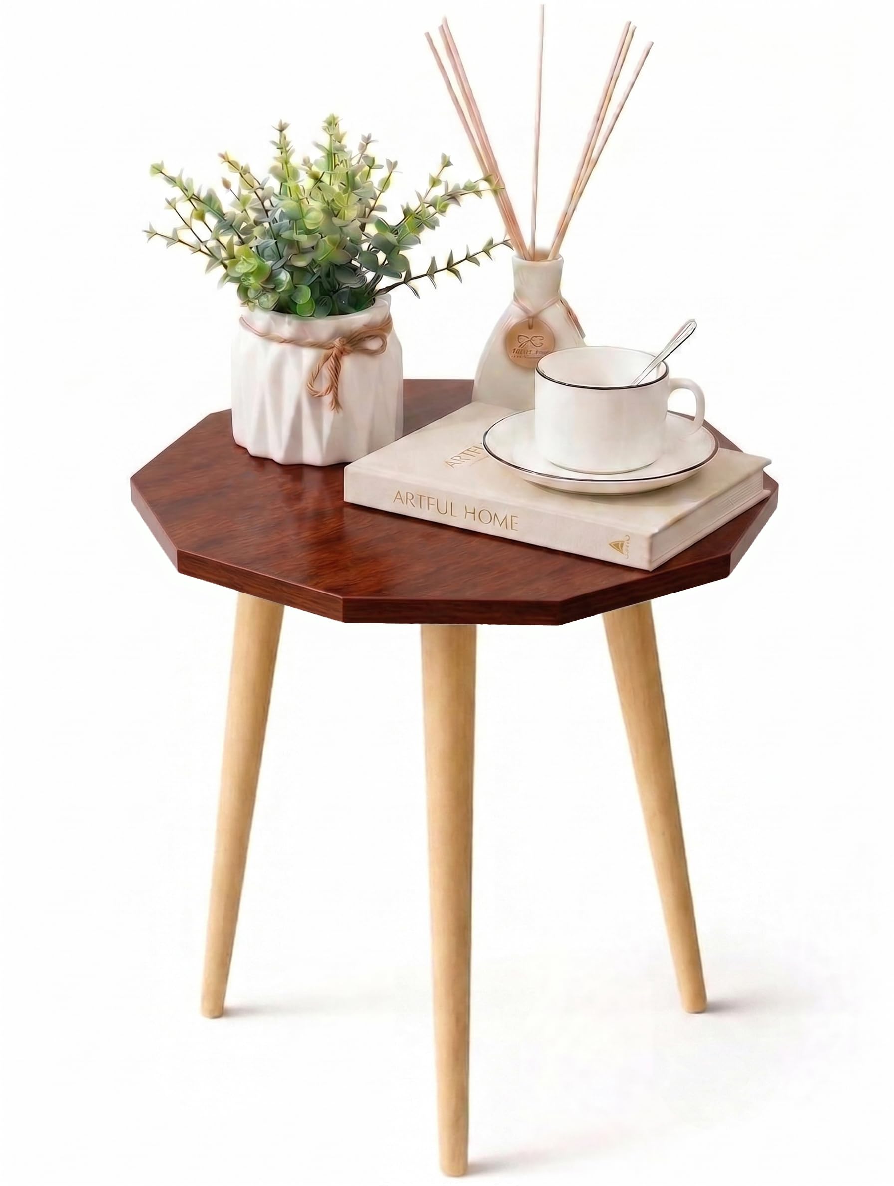 UHUD CRAFTS Multipurpose Wooden Foldable Side Table/End Table/Plant