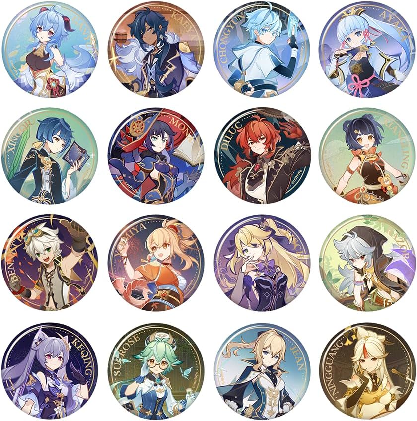 GENSHIN IMPACT Genius Invokation TCG Competition Series Tinplate Character Badge - Beidou