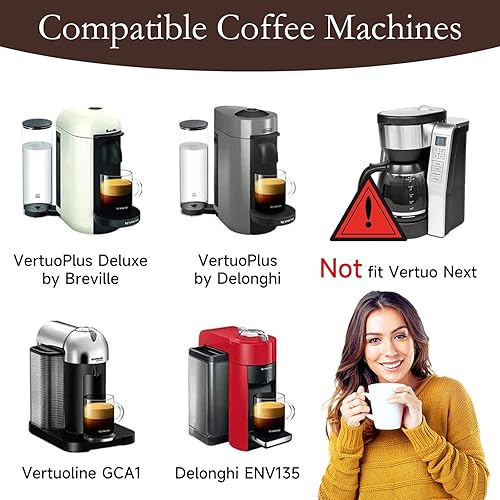 Miniatura 4 de 4 cápsulas de café recargables Vertuo reutilizables 5.1 fl oz 7.8 fl oz Cápsulas de café Vertuo Cápsula compatible con VertuoLine Vertuoline Pod con