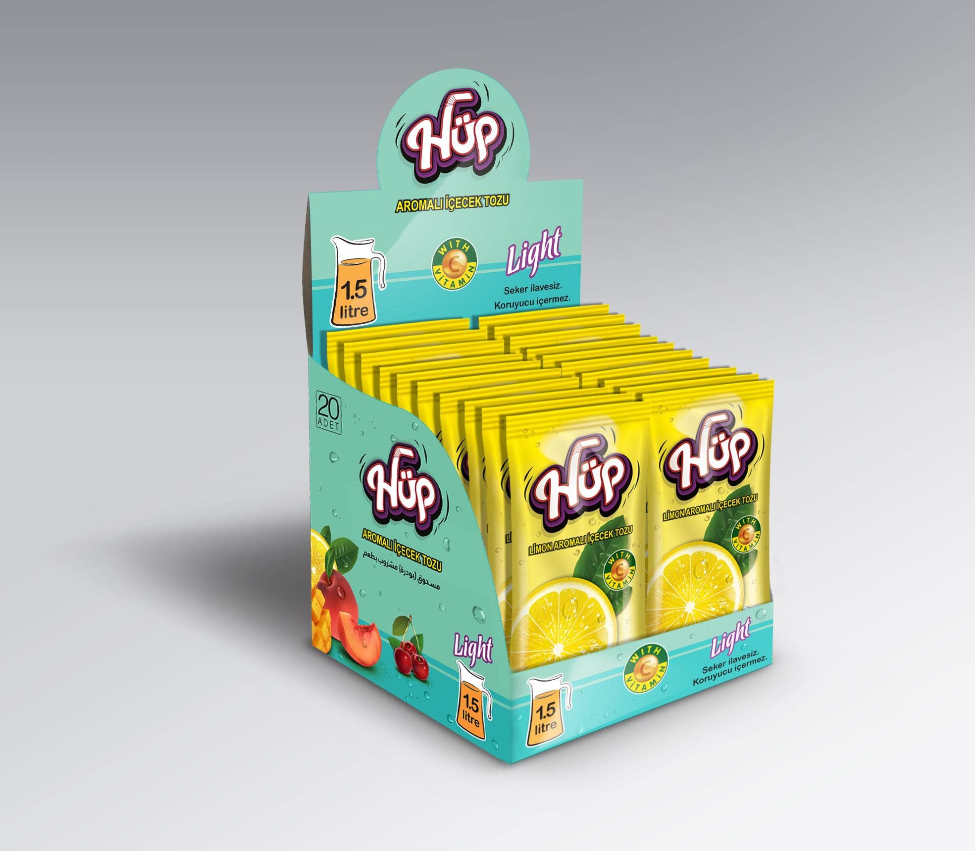 Altıncezve Hüp Toz İçecek Limon 1.5 Litre 20'li Paket