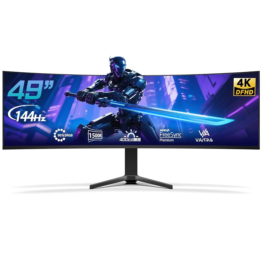 Amazon.co.jp: Dobios 49インチ ゲーミングモニター 4K（3840